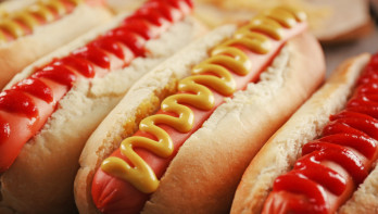 vlees hot dog