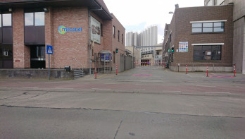 Milcobel zuivelverwerkingslocatie in Moorslede, België, productie van kaas en andere zuivelproducten