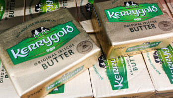 Pakjes Ierse boter van het mer Kerrygold