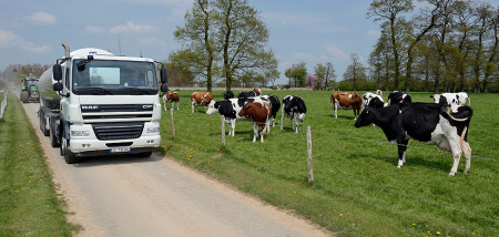 melk koeien melkverwerking frankrijk melktransport