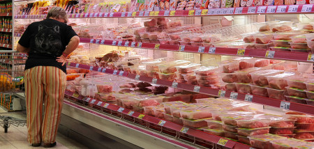 supermarkt varkensvlees Duitsland vleesconsumptie