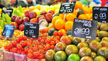 supermarkt groente fruit