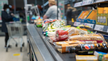 supermarkt inflatie kassa voedselprijs