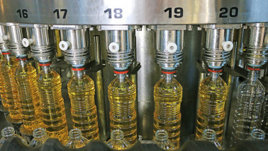 Productie van zonnebloemolie, eetbare olie