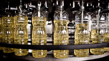 Productie van zonnebloemolie, eetbare olie