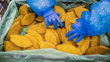 Productie van vleesvervangers bij Schouten Food