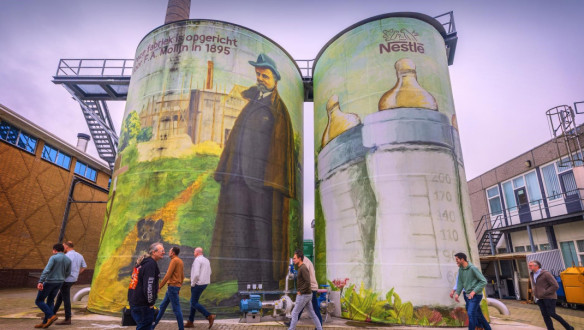 melktanks bij Nestlé Nunspeet