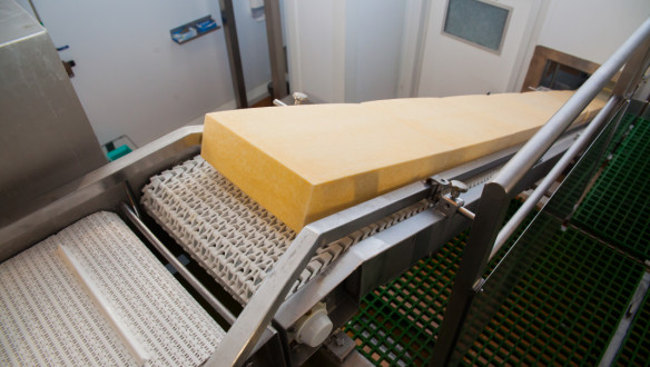 Industriële productie van harde kazen